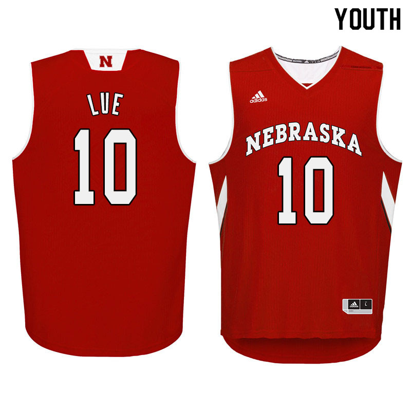 Youth Nebraska Cornhuskers #10 Tyronn Lue College Basketball Jersyes Sale-Red - Click Image to Close